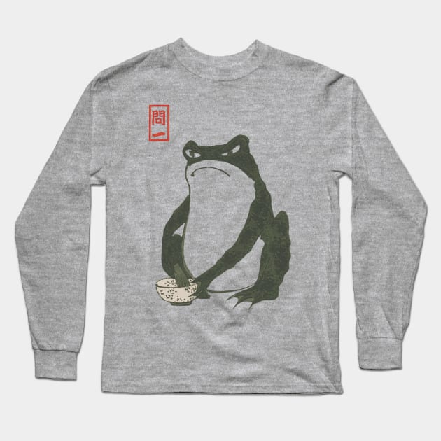 Cottagecore Japanese Aesthetic Frog Long Sleeve T-Shirt by susanne.haewss@googlemail.com